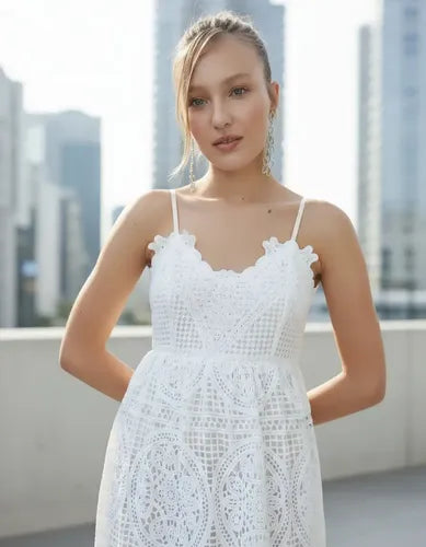 Vestido  Solero Importado Fiesta Broderie