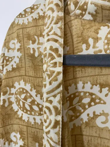 Kimono Seda Hindú  Largo Saco Importado